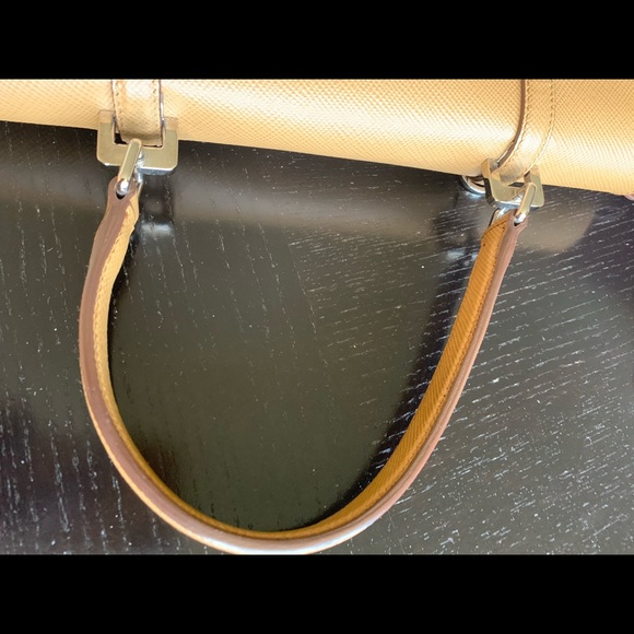 Prada Saffiano Flap Satchel - Picture 5 of 13